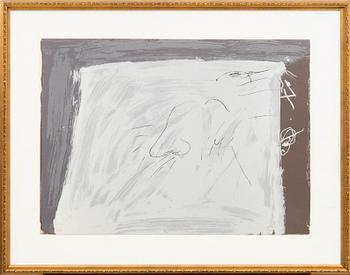 Antoni Tàpies, Untitled from the Berlin Suite.