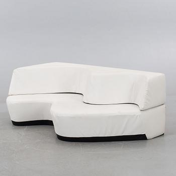 SOFA, sculptural, 2 parts. 1970s.