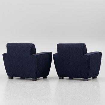 Fredrik Carlström, a pair of "Josefina" armchairs, Austere.