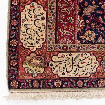 Rug, oriental, circa 280 x 163 cm.