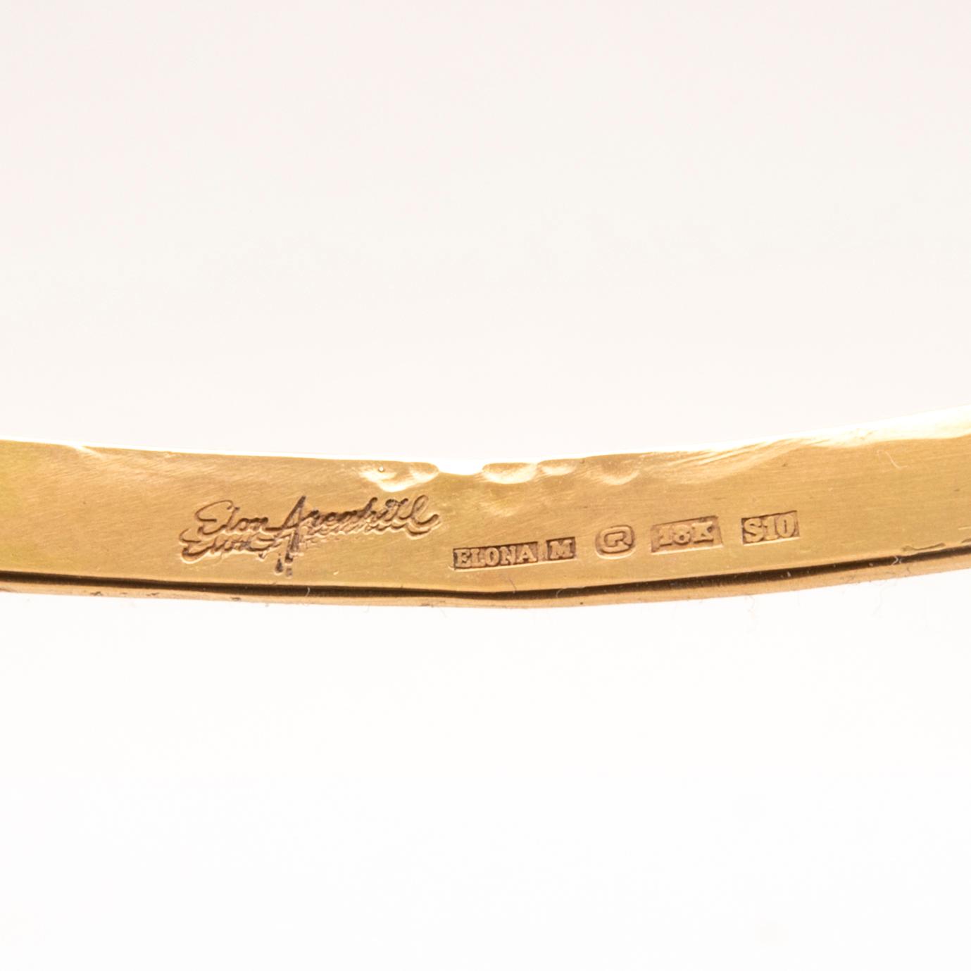 Elon Arenhill, halsband 18K guld och odlad pärla 1992.