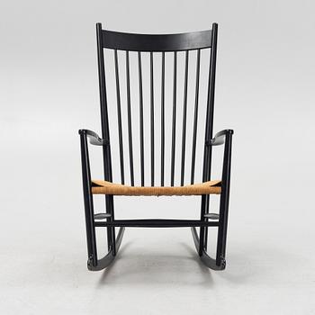 Hans J. Wegner, a 'J 16' rocking chair, FDB Möbler, second half of the 20th Century.