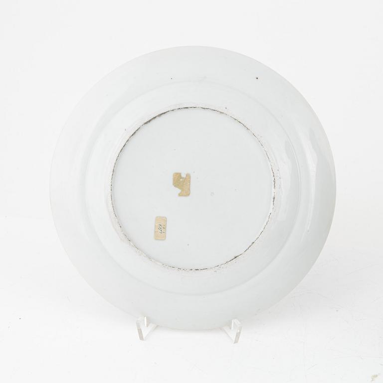 Parti porslin, 10 delar, kanton, Kina, 1800-tal.