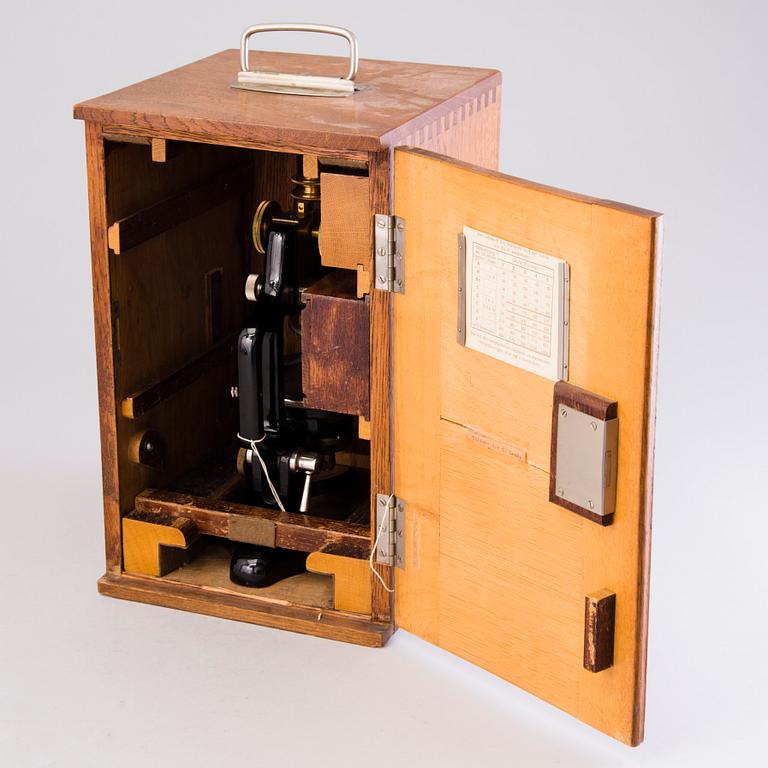 A Busch microscope Rathenov Germany first half of 20th century.