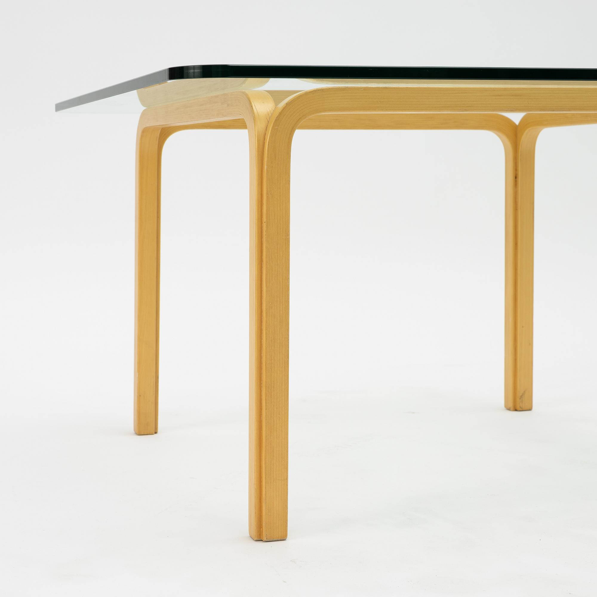 Alvar Aalto, coffee table, Artek, 21st century, Finland.