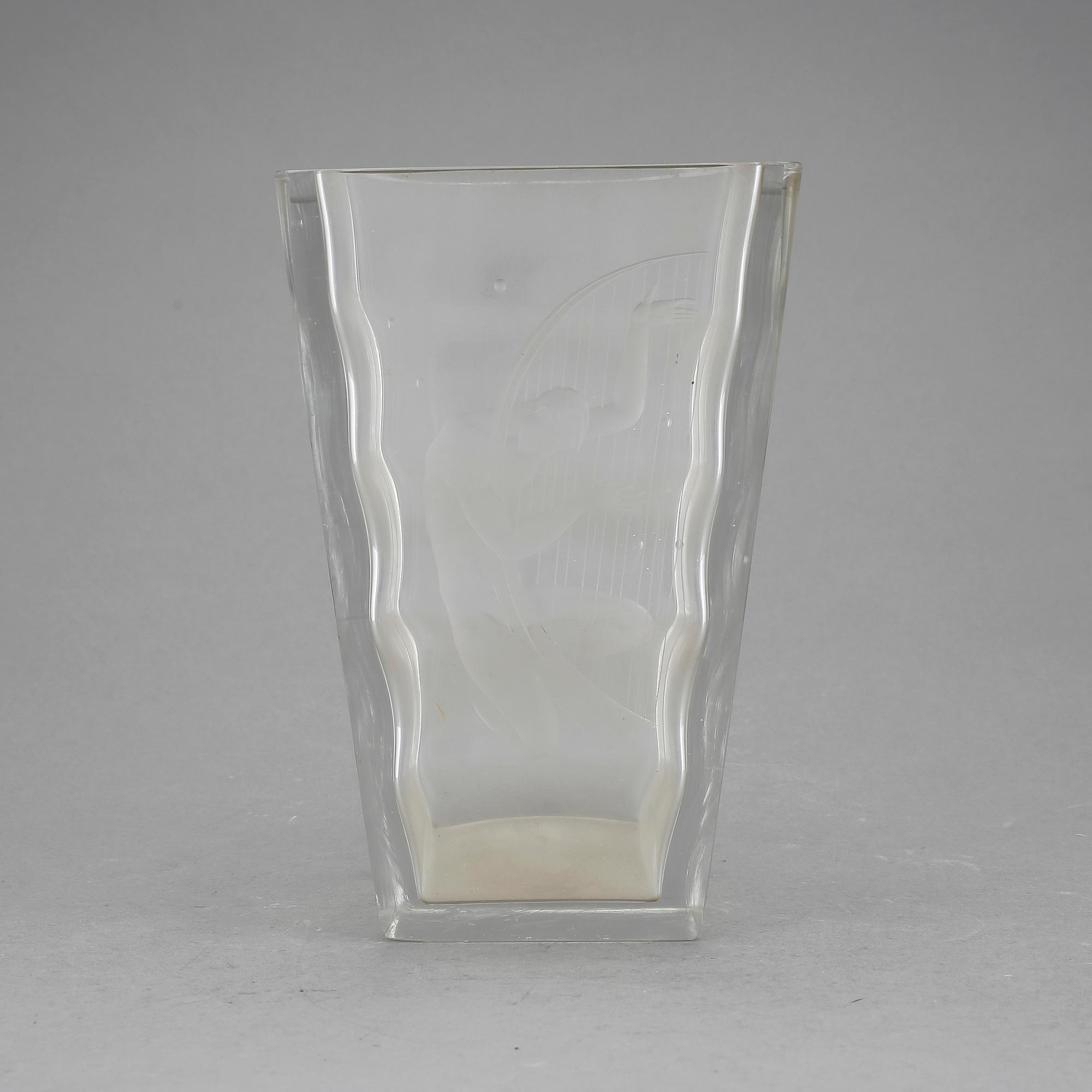 VAS, glas, Vicke Lindstrand, Orrefors.