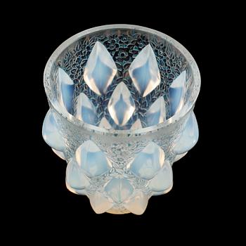 RENÉ LALIQUE, vas "Rampillon", Frankrike, efter 1928.