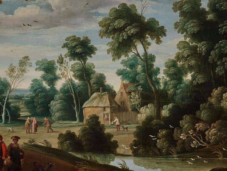 Pieter Snayers, Figurer och ryttare i byns utkant.