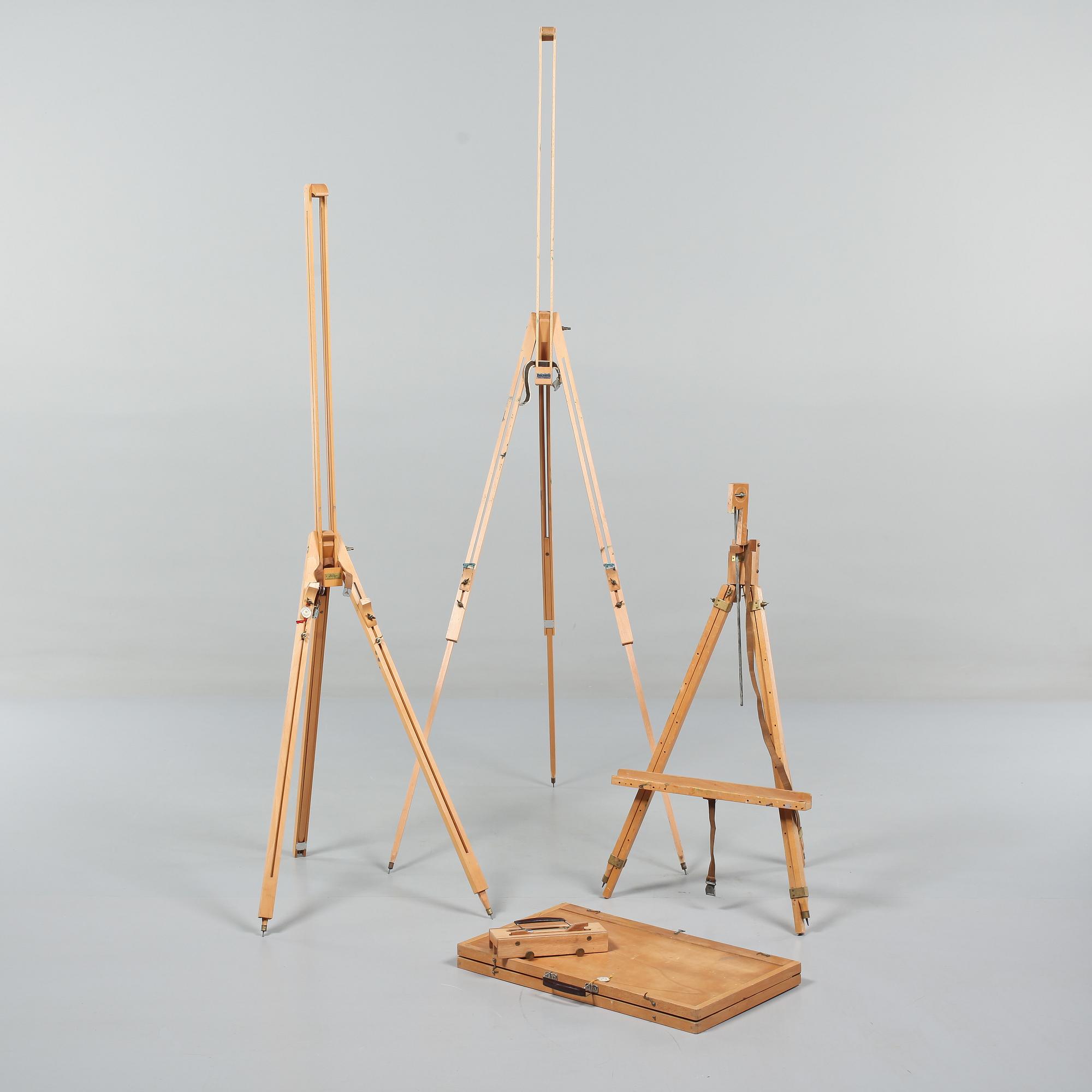 STAFFLIER,  3 stycken, Beckers, 1900-talets andra hälft.