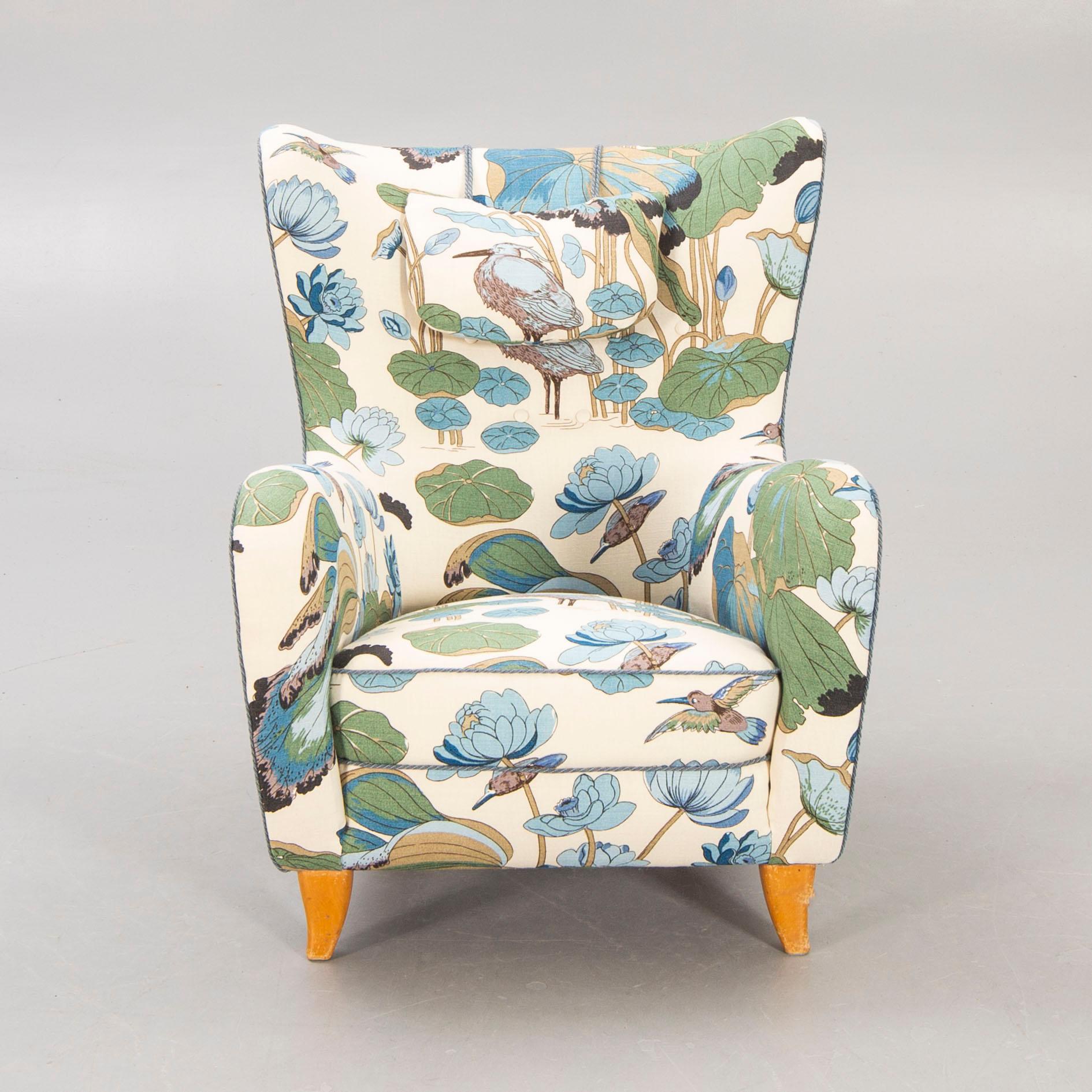 Olle Sjögren, a model 800, easy chair, OH Sjögren 1940-50s armchair.
