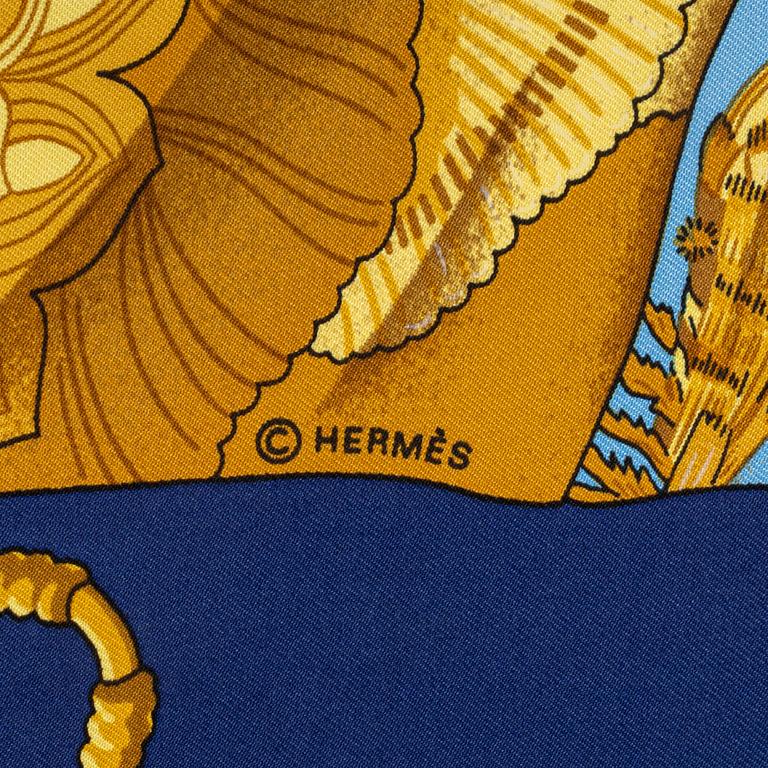 Hermès, scarf, "Soleil de soie".