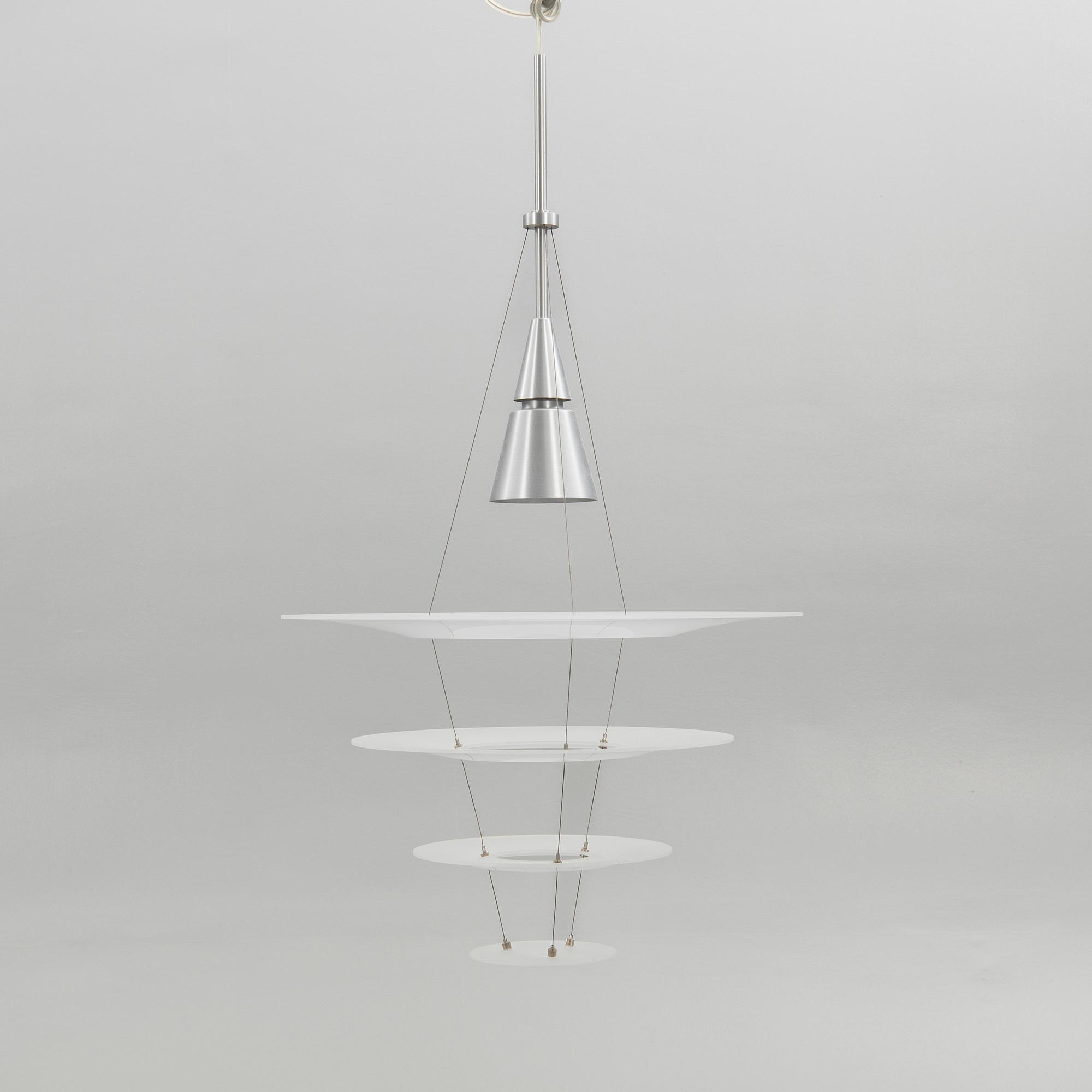 Shoichi Uchiyama, pendant lamp, "Enigma", Louis Poulsen, Denmark, late 20th century.