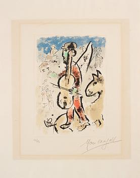 604. Marc Chagall, "Le violoncelle".