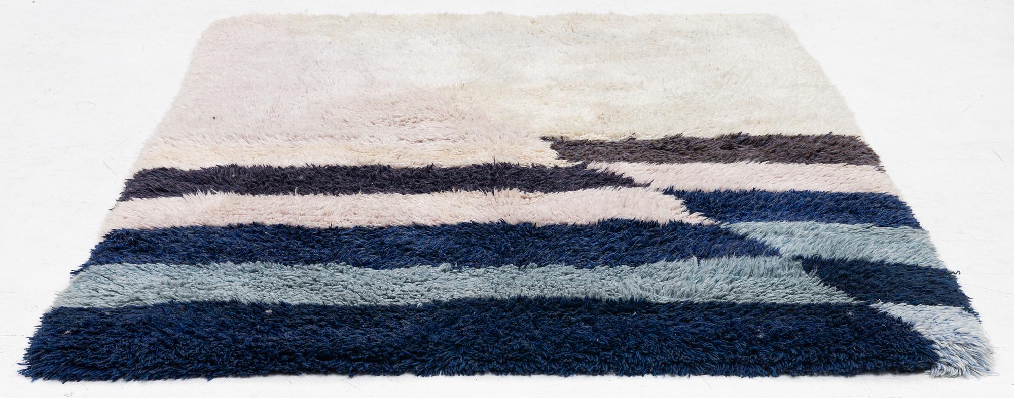 Ulla Vapaavuori, matta, rya, Finland, 170 x 135 cm.