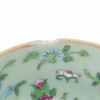 A set of 25 Canton famille rose dishes, 19th century.
