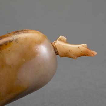 SNUSFLASKA, jade, Kina, 18/1900-tal.