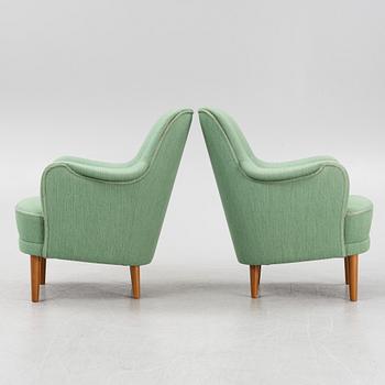 Carl Malmsten, a pair of 'Samsas' armchairs,