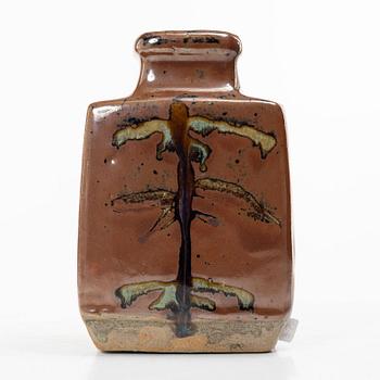 Shoji Hamada, attributed to, A stoneware vase, Japan, 1960s.