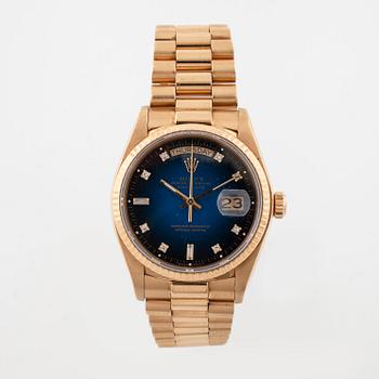 ROLEX, Oyster Perpetual Day-Date, wristwatch, 36 mm.