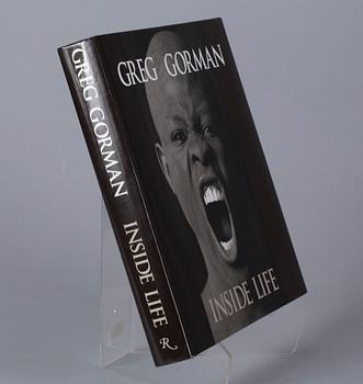 GREG GORMAN, BOK "Inside life", medföljande FOTO, signerat.