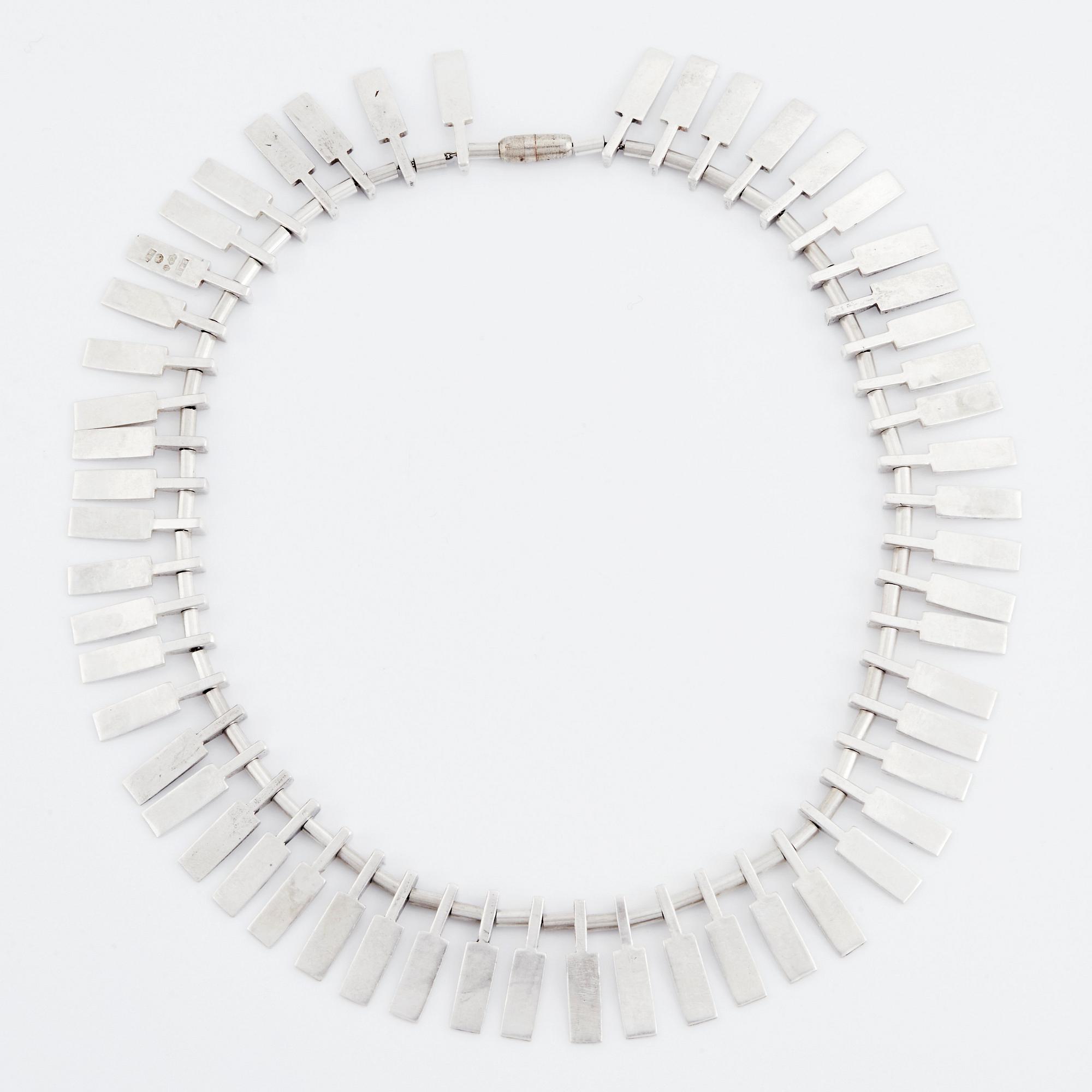 Inga-Britt "Ibe" Dahlquist, collier sterlingsilver, Visby 1965.