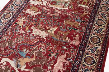 An oriental rug, c. 200 x 125 cm.