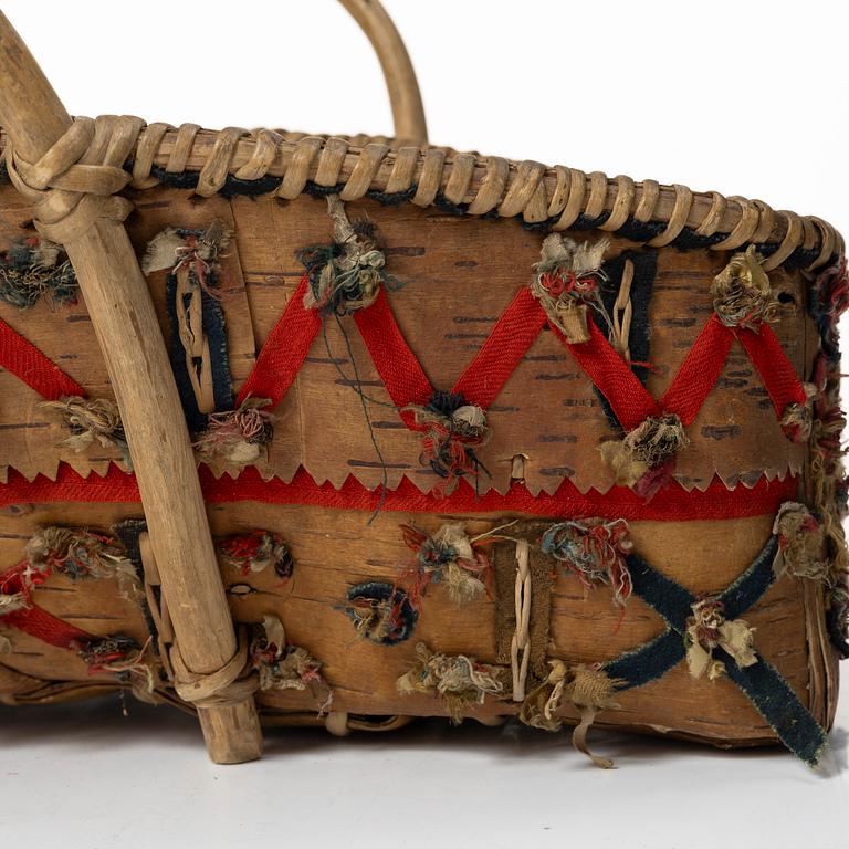Dopkass, allmoge, sammolikt Dalarna, 1700/1800-tal.