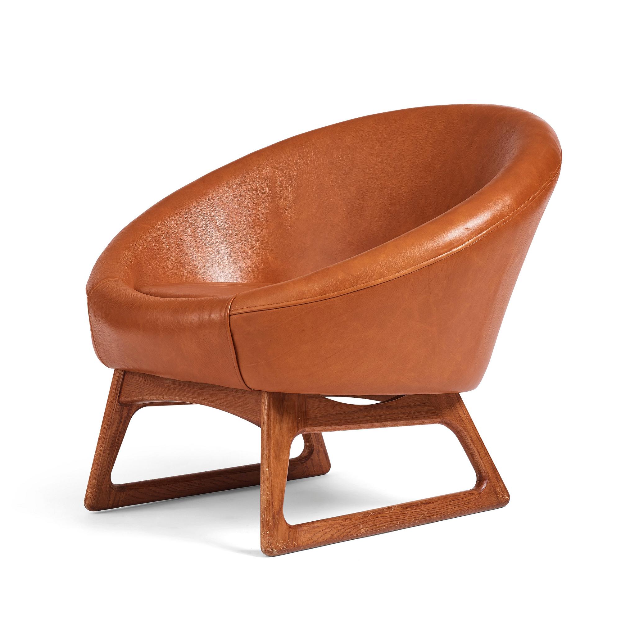 Kurt Østervig, fåtölj, "57A", Rolschau Møbler, Danmark 1950-tal.
