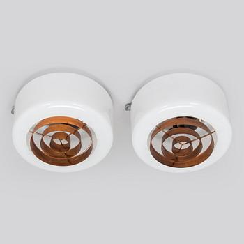 Paavo Tynell, kattovalaisimia ,2 kpl, A2-7, Idman 1900-luvun puoliväli.