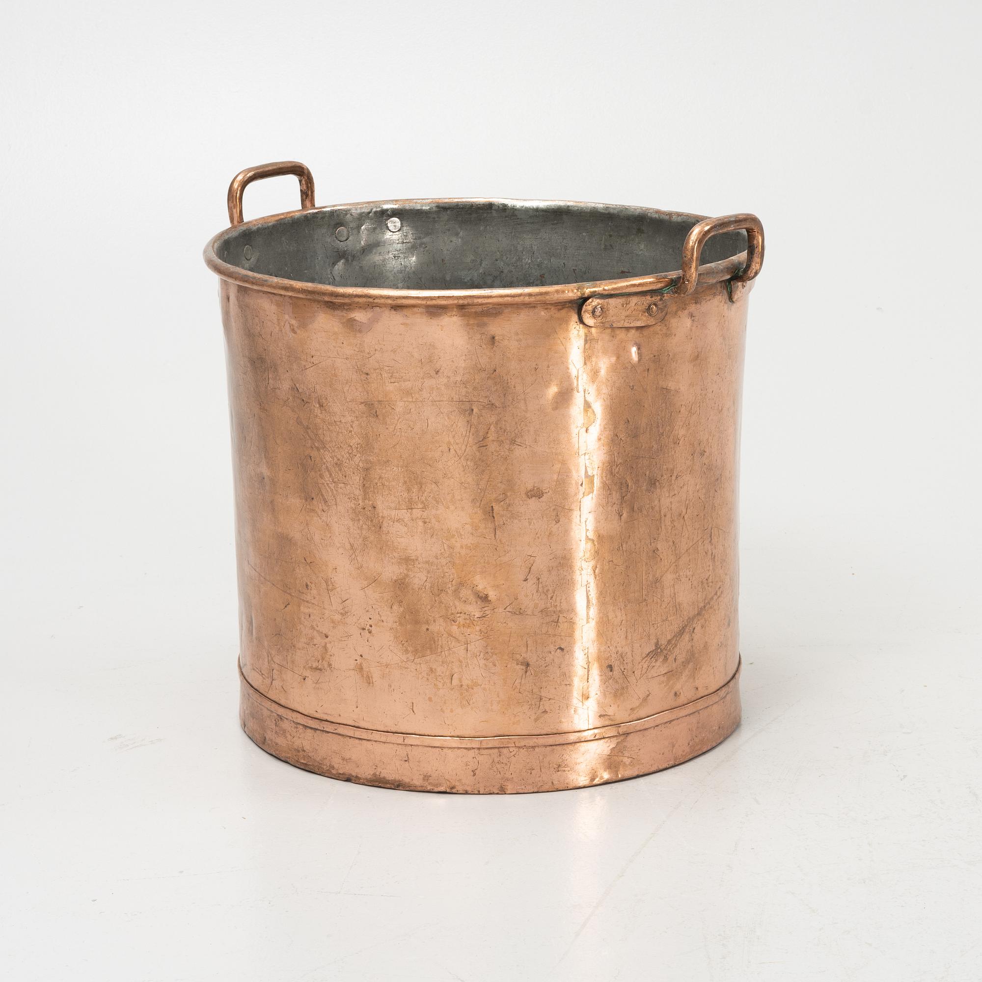 A copper vessel, 19th Century.