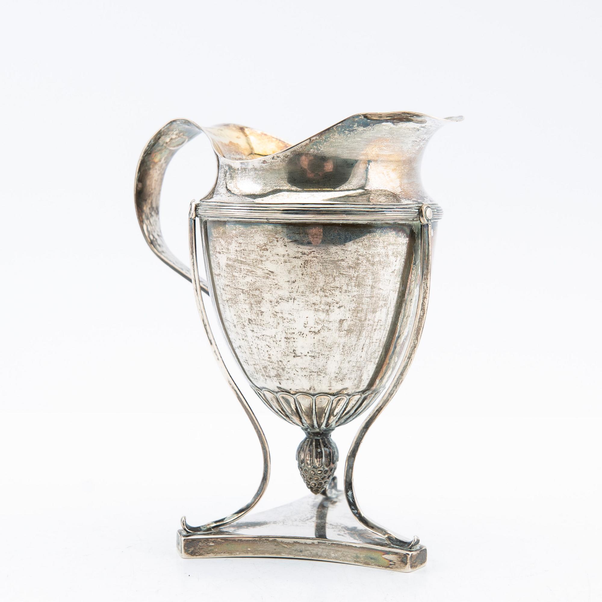 Cream jug, silver, 1806.