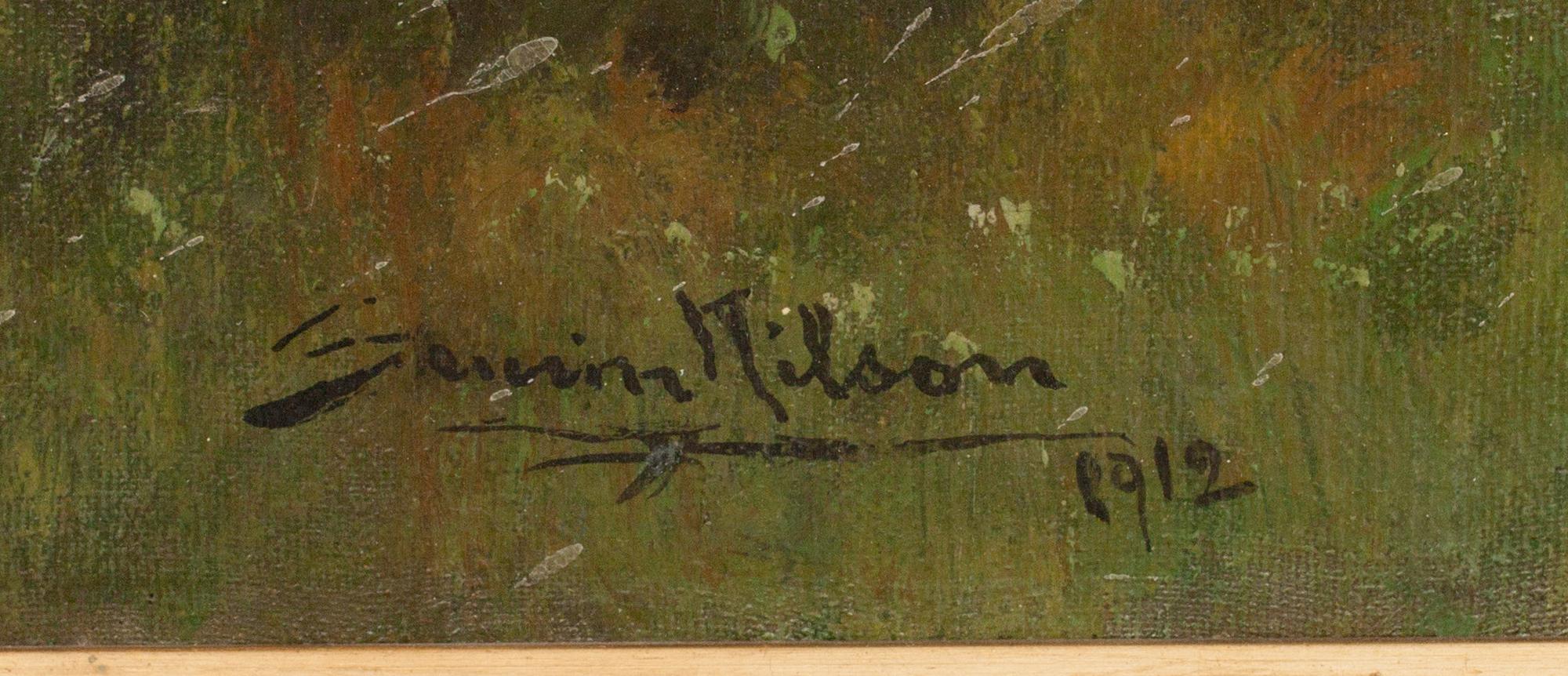 SEVERIN NILSON, olja på duk, signerad och daterad- 1912.
