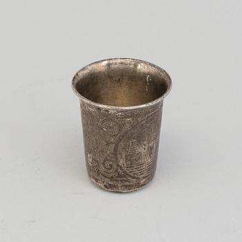 a russian silver cup from 1860. Weight 84 gram.