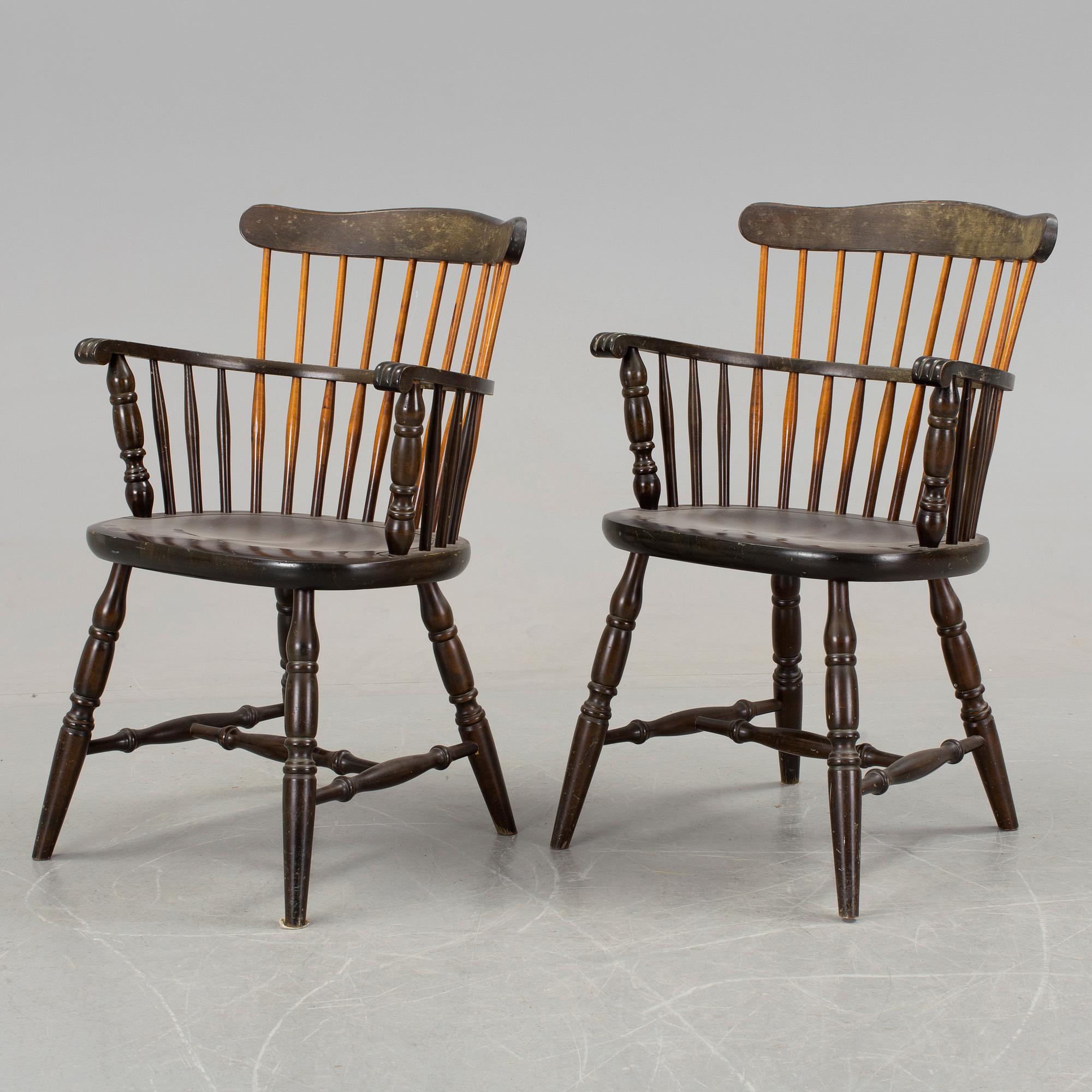 A pair of armchairs from Nesto Nässjö stolfabrik AB 1950/60s.