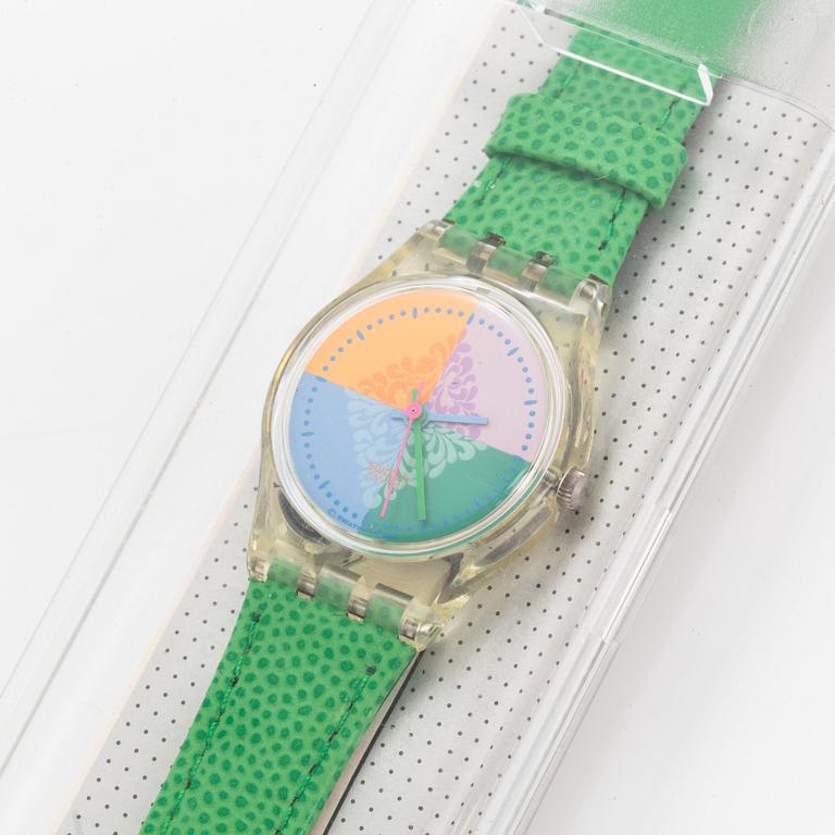 Swatch, Piastrella, wristwatch, 34 mm.