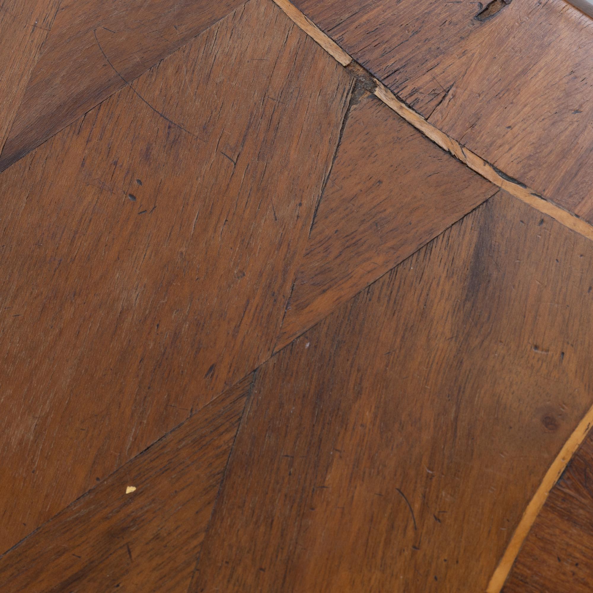 A Rococo chest of drawers, 18th century.