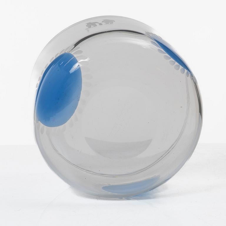 Ingeborg Lundin, a glass bowl, Orrefors, Sweden.