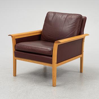 Fredrik Kayser, a sofa and armchair, Vatne Möbler, Norway, second half of the 20th century.