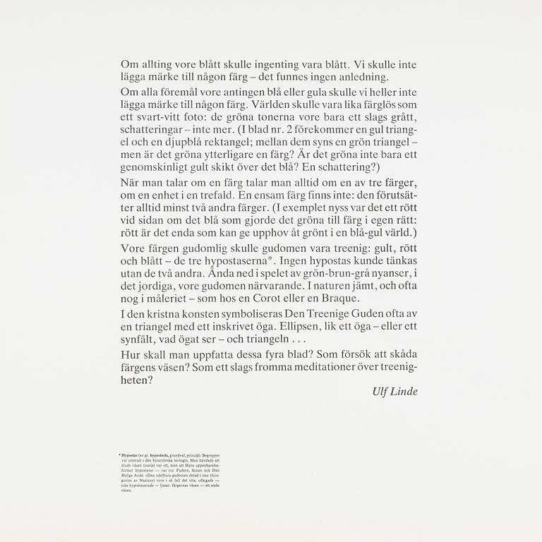 KG Nilson, "Hypostaser", portfolio.