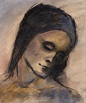 PETER WEISS, watercolour on paper, signed, executed around 1934.