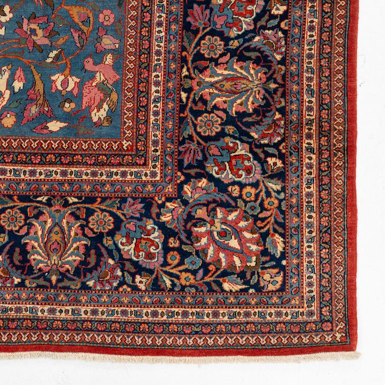 A semi-antique Kashan so called Dabir, c. 360 x 266 cm.