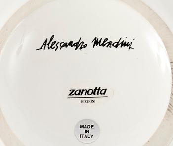 VAS, 3 st, porslin, Alessandro Mendini, Zanotta. Italien.