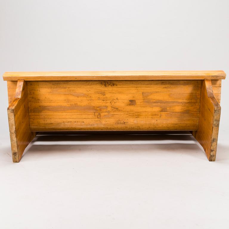 Alvar Aalto, CHURCH BENCH, a sample, late 1950s.