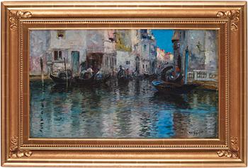 Wilhelm von Gegerfelt, Canals in Venice.