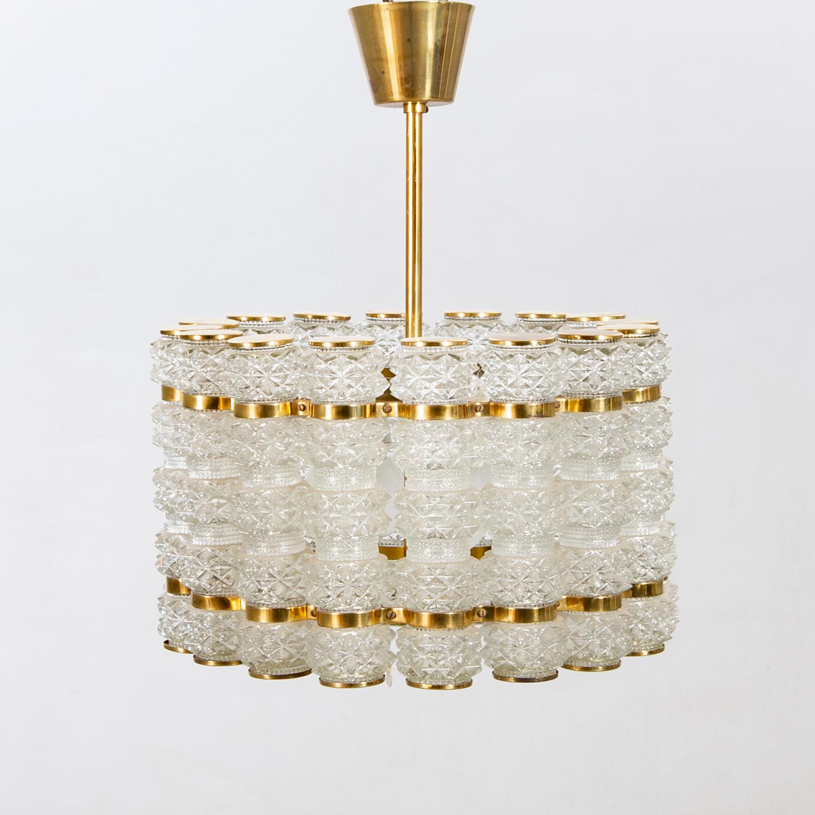 Chandelier, Tyringe middle of 20th century.