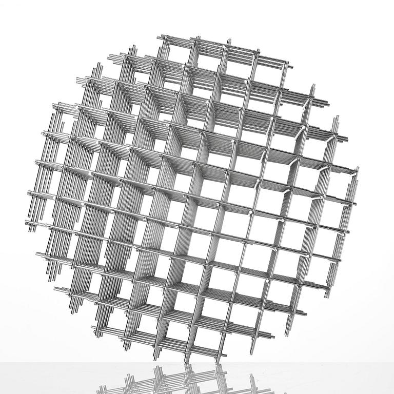 Francois Morellet, "Sphère-trames".