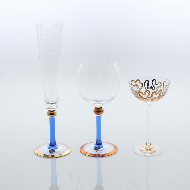 ERIKA LAGERBIELKE, glas, 18 st, "Imperial", Orrefors, omkring sekelskiftet 2000.