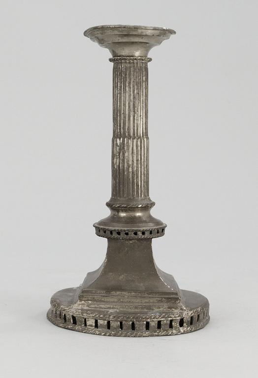 LJUSSTAKE, tenn. Gottlob Friedrich Baumann, Hudiksvall 1797.