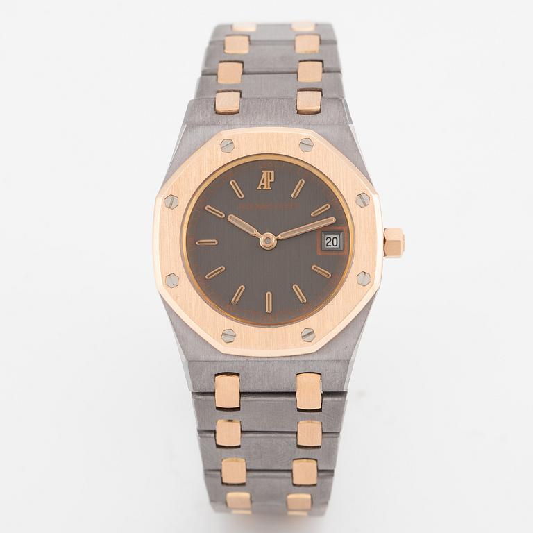 Audemars Piguet, Royal Oak, "Tantalum", wristwatch, 24.5 mm.