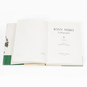 Joan Miró, bok, "Miró Lithographe II: 1953-1963", 1975.